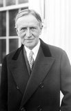 Henry Lewis Stimson (September 21, 1867 – October 20, 1950) was an American statesman, lawyer and Republican Party politician and spokesman on foreign policy. He served as Secretary of War (1911–1913) under Republican William Howard Taft, and as Governor-General of the Philippines (1927–1929). As Secretary of State (1929–1933) under Republican President Herbert Hoover, he articulated the Stimson Doctrine which announced American opposition to Japanese expansion in Asia.<br/><br/>

He again served as Secretary of War (1940–1945) under Democrat Franklin D. Roosevelt, and was a leading hawk calling for war against Germany. During World War II he took charge of raising and training 13 million soldiers and airmen, supervised the spending of a third of the nation's GDP on the Army and the Air Forces, helped formulate military strategy, and took personal control of building and using the atomic bomb.